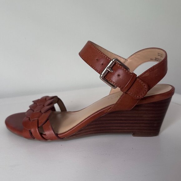 Michael By Michael Shannon Spark - Wedge Heel Ankle Strap Sandal - Picture 7 of 9